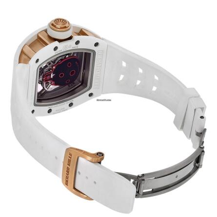 Richard Mille RM 52-01 Tourbillon Red Skull White Ceramic Replica Watch